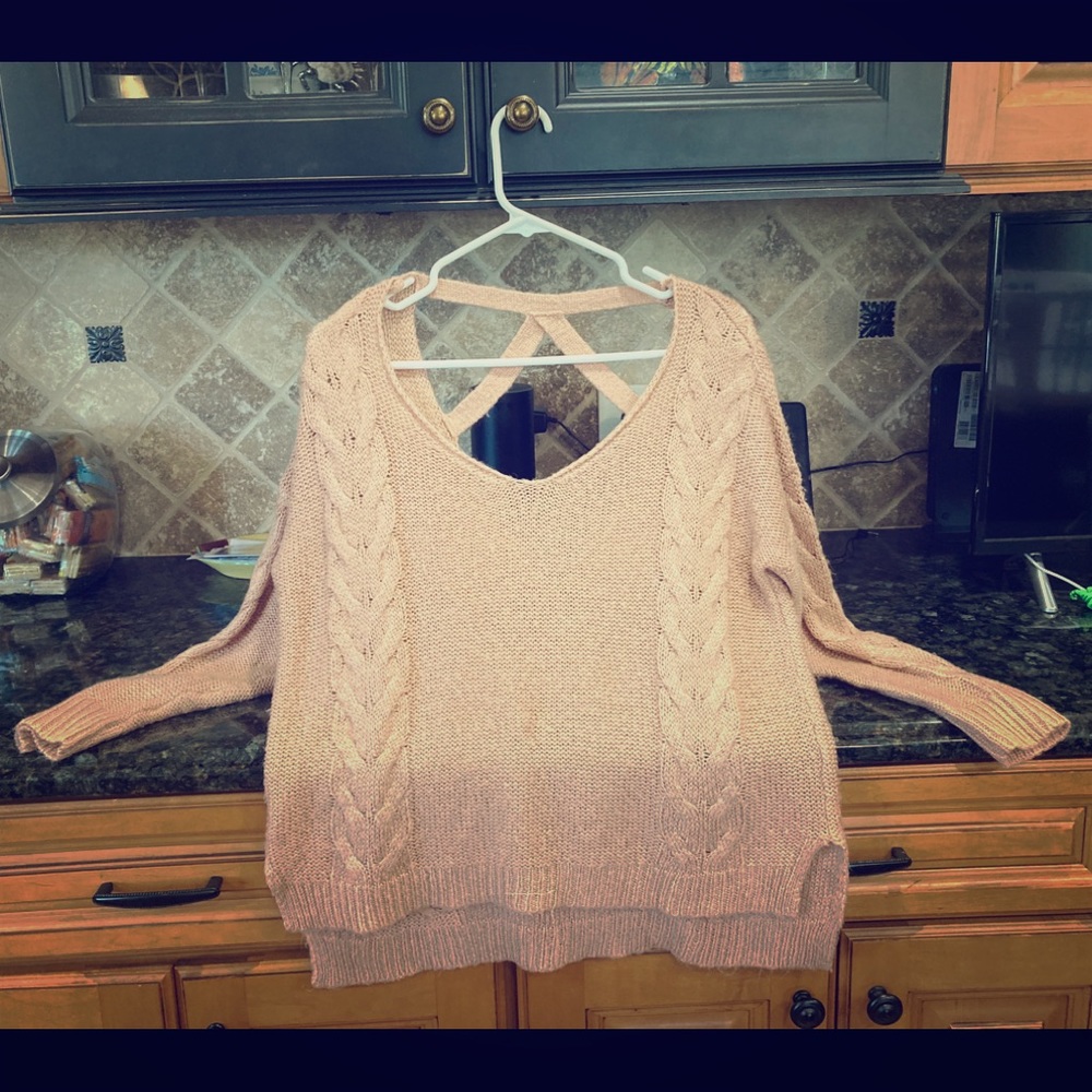 Open Back Boho Style Sweater🍍